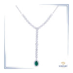 گردنبند زمرد 09695