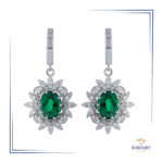 گوشواره زمرد 10707