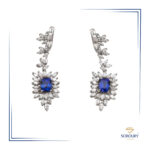 گوشواره یاقوت کبود 13280