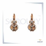 گوشواره طرح کارتیه با کد 11473