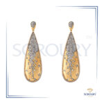 گوشواره آویز طرح اشک 14172