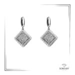 گوشواره چهارگوش با کد 12953