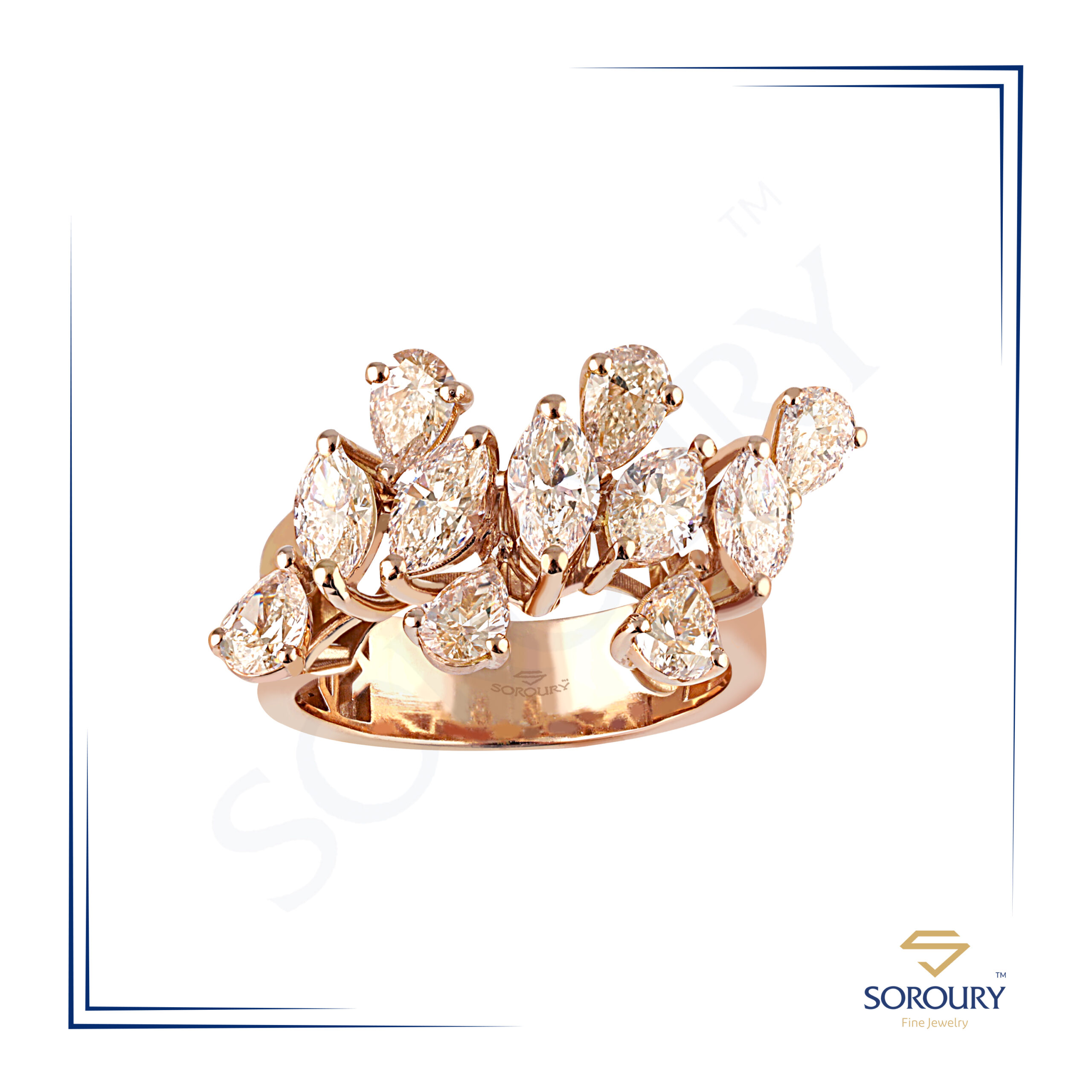 16339 انگشتر مارکیز و اشک با کد 16339 - Image 1