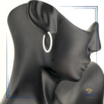 گوشواره حلقه ای تنیسی با کد 16277 - Image 2